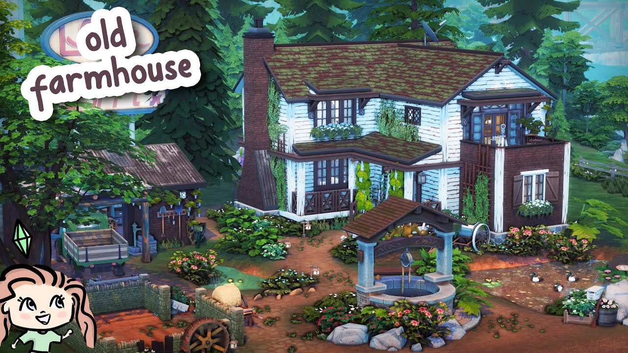 Old Farmhouse 🌾 || The Sims 4 Speed Build