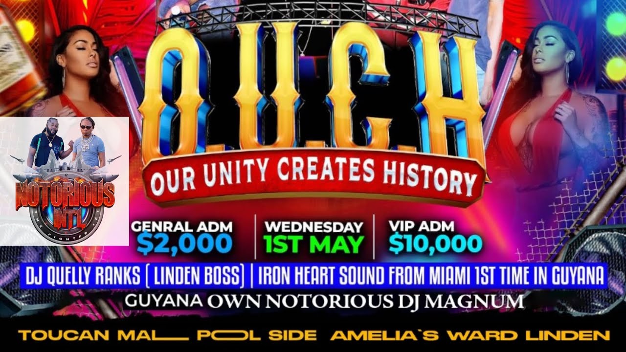 NOTORIOUS INT SOUND/ DJ MAGNUM & 🌍 SEEN UP -EARLY WARM O.U.C.H @ TOUCAN MALL POOLSIDE 1-5-24th