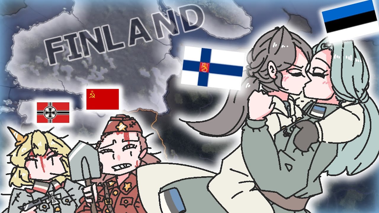 【HoI4擬人化風】フィンランドさんとあそぼう【ゆっくり実況・茶番劇】