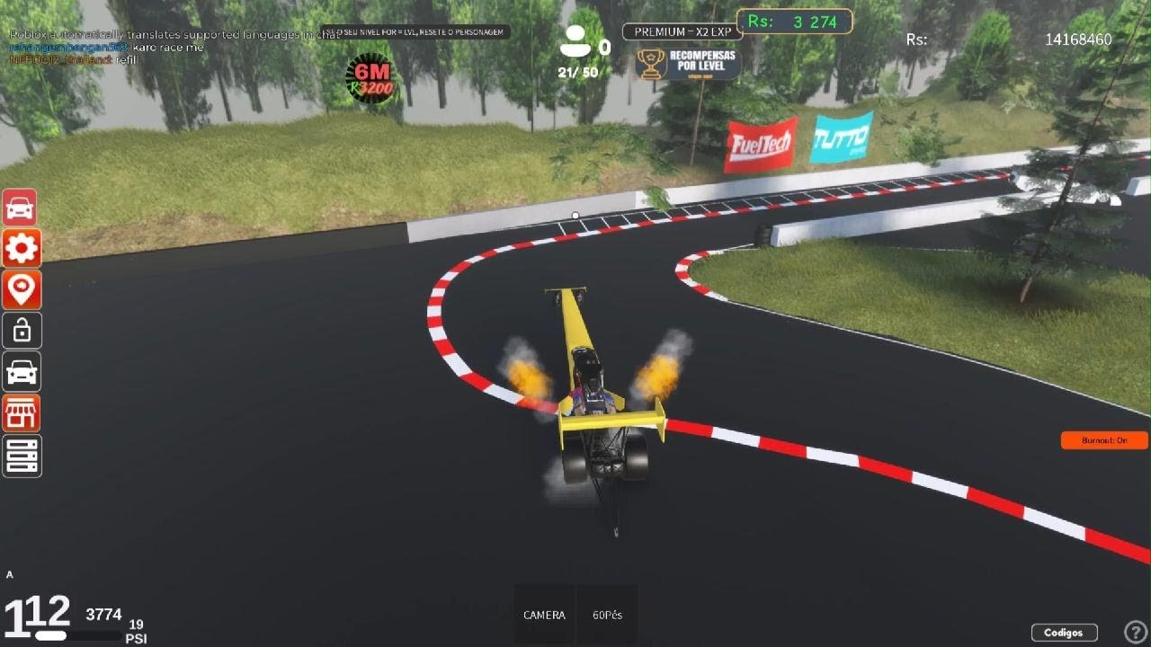 Top Fuel Drag Car VS Funny Car - Drag Brasil Roblox