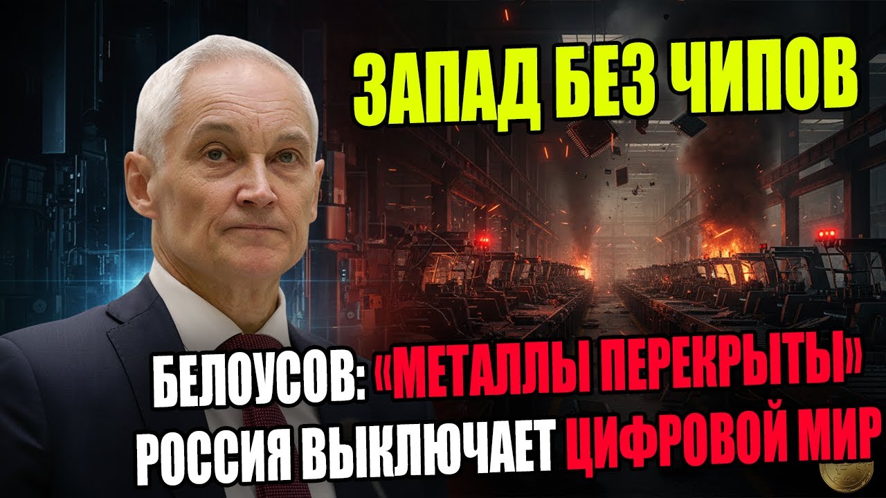 Белоусов включил режим эмбарго. Мир остался без электроники