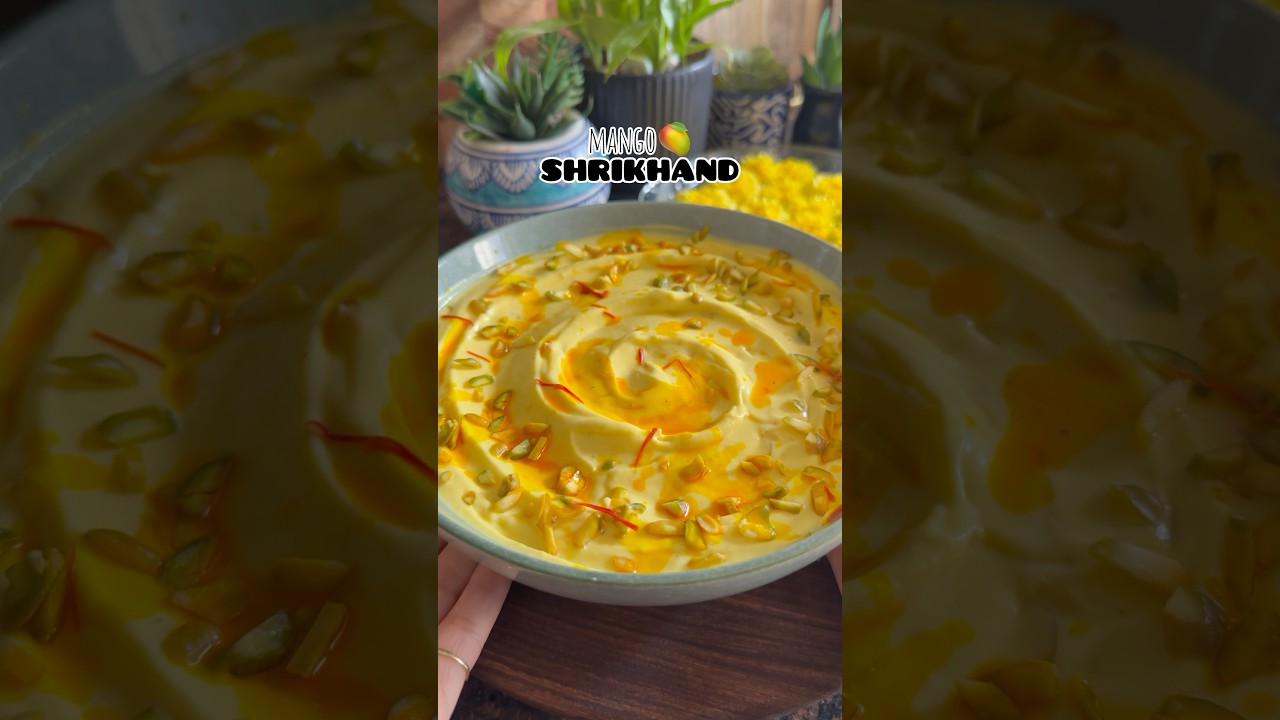 Mango shrikhand #mangoshrikhand #shrikhand