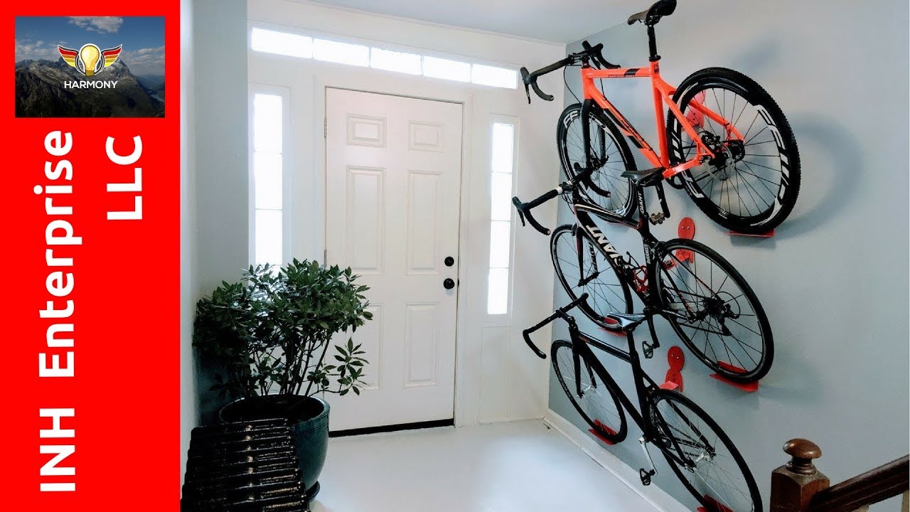 3 Amazing Wall Mounted Bike Rack Ideas