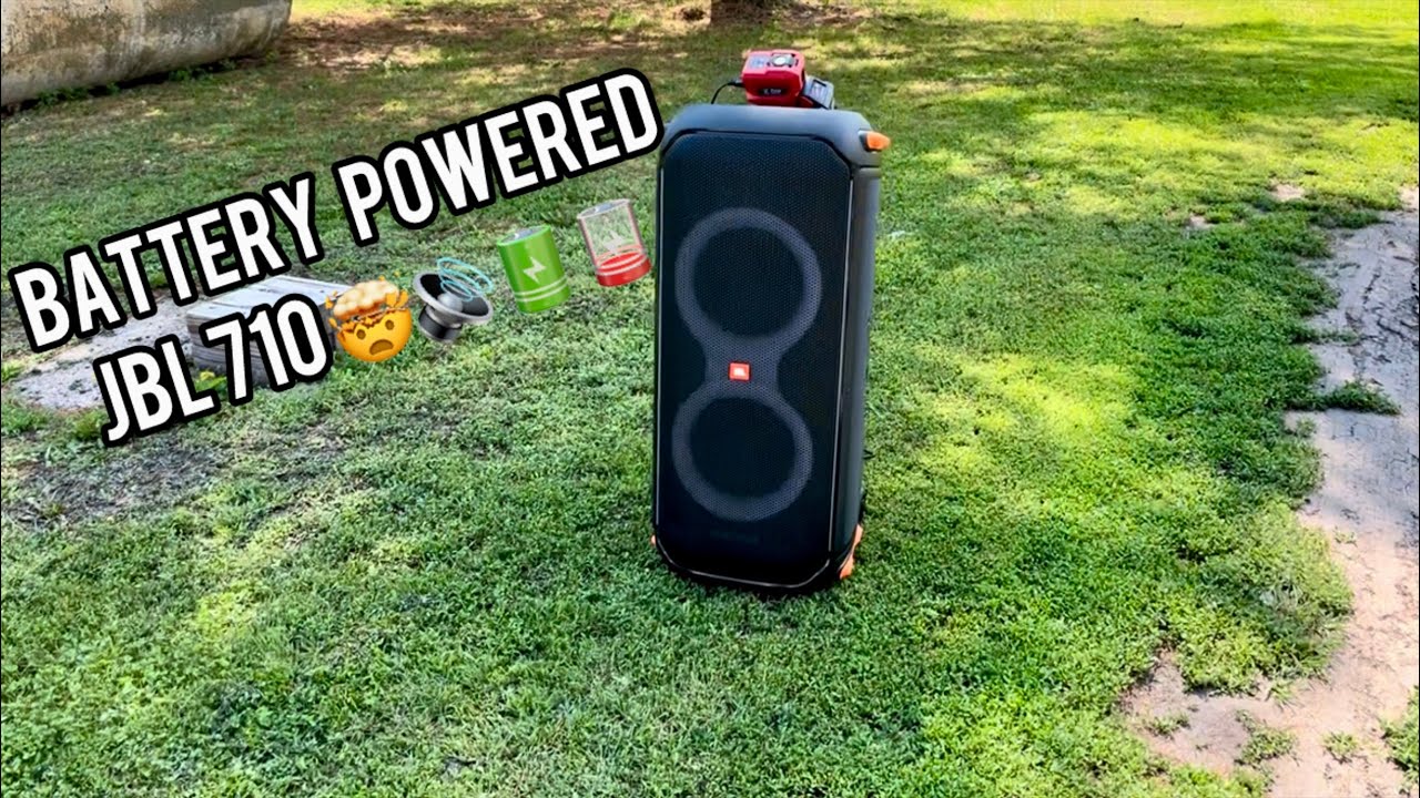 How to make the JBL PartyBox 710 battery powered and portable!