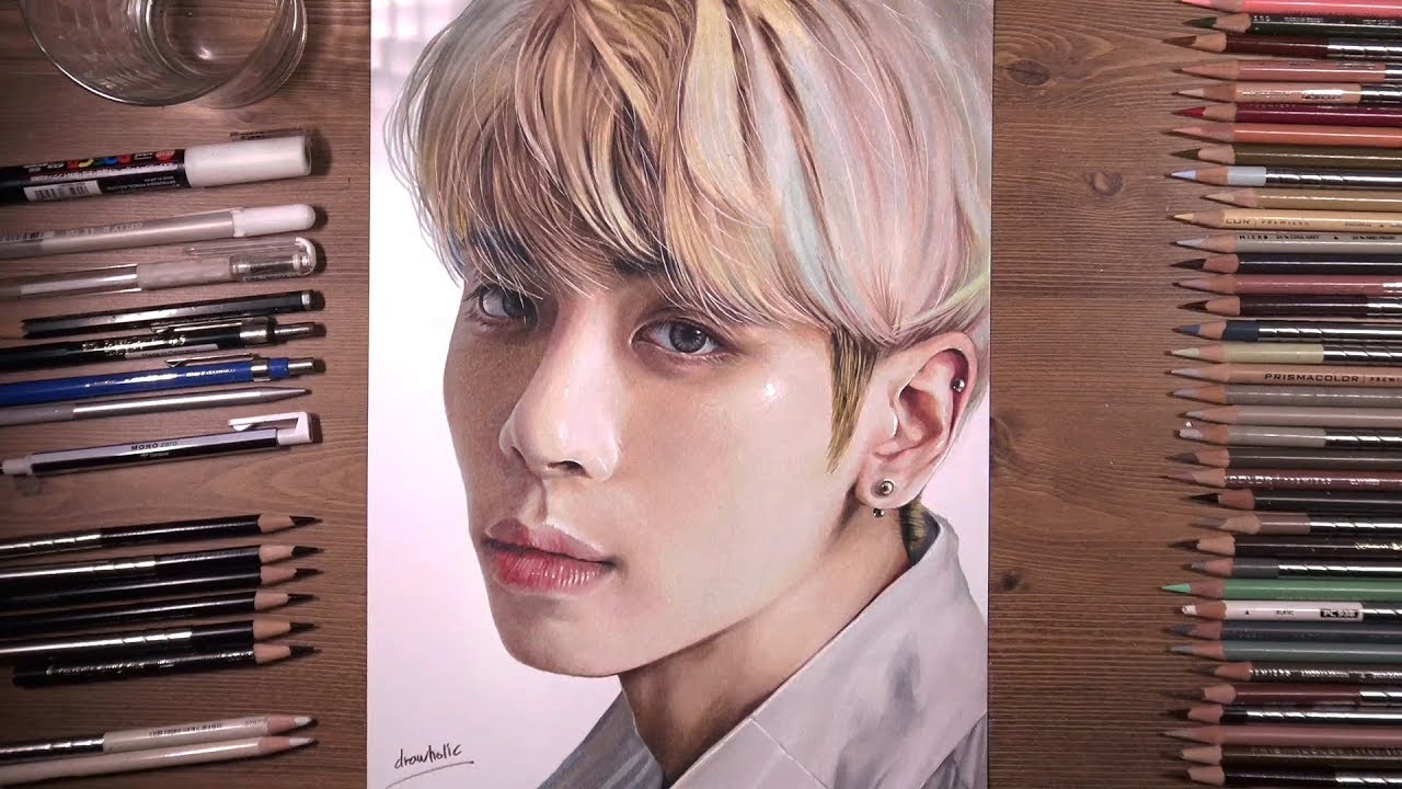 Shinee : Jong Hyun 종현 - Tribute Drawing | drawholic