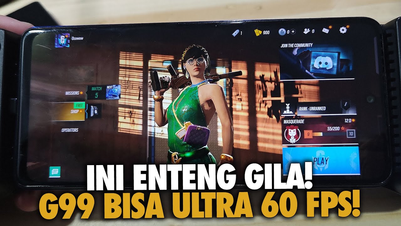BISA ULTRA HD 60 FPS DI HELIO G99!! RAINBOW SIX MOBILE TECNO POVA 5