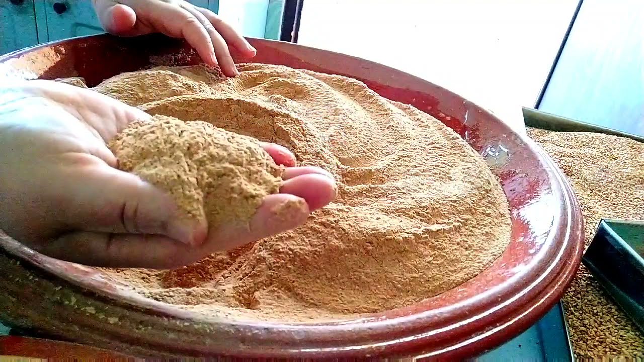 تحمير دقيق في الفرن بطريقة سهلة كيجي دهبي