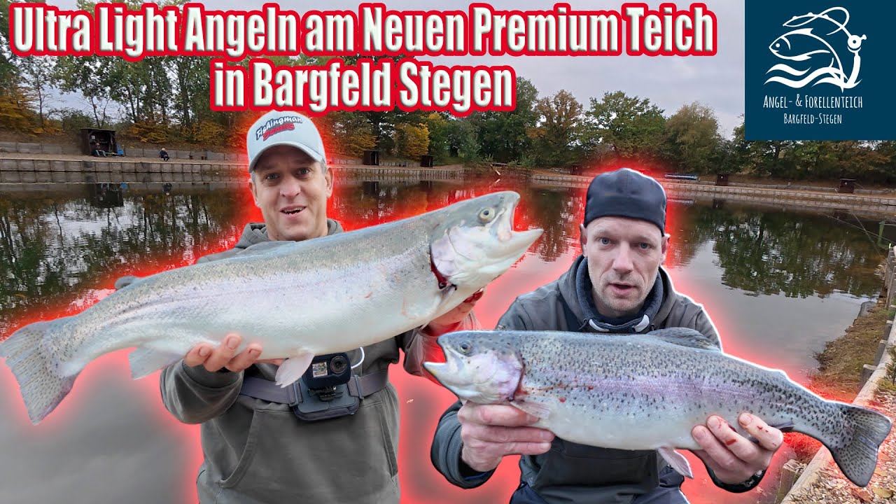 Ultra Light Angeln am Premium Teich in Bargfeld Stegen