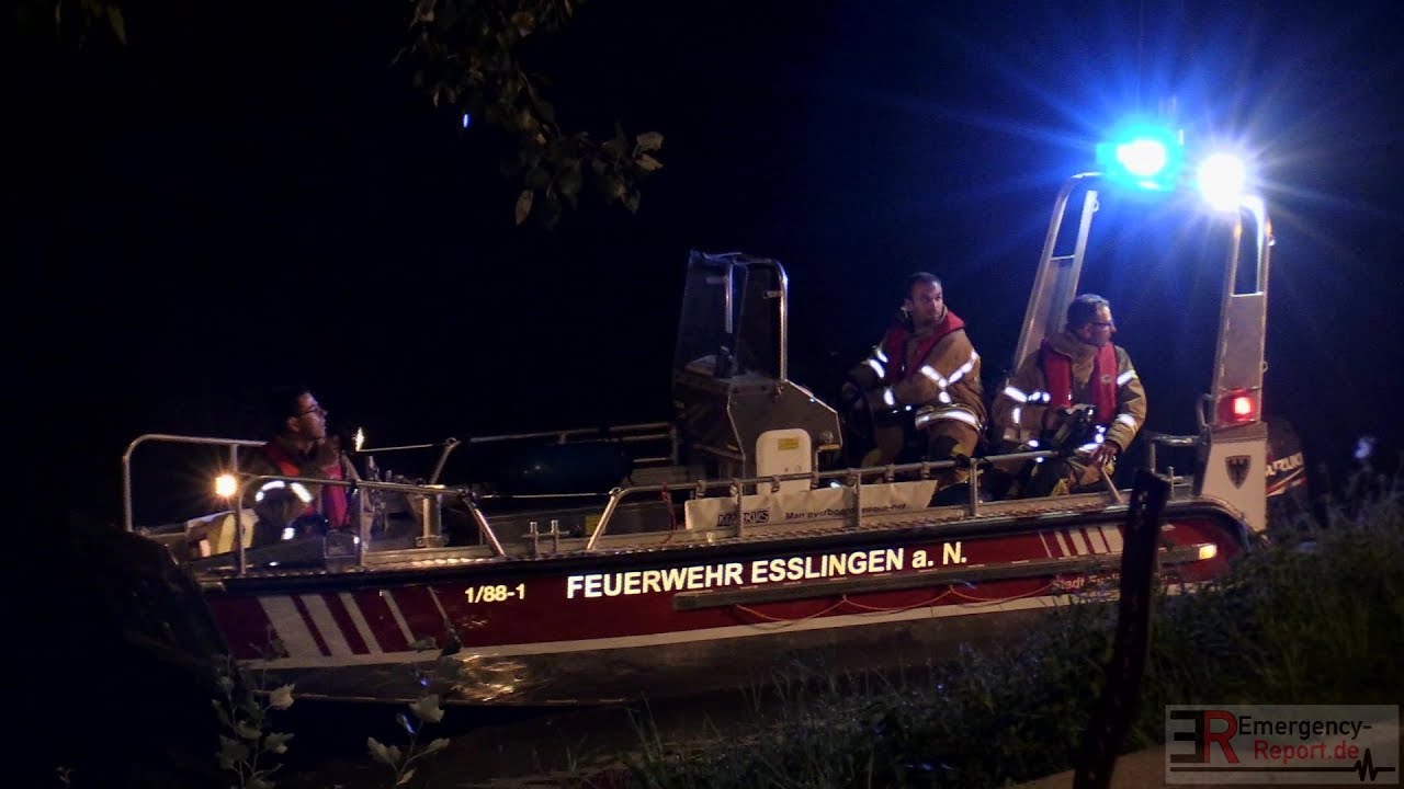 [DRAMA AM NECKAR IN ESSLINGEN] - TÖDLICHER UNFALL: 18-Jähriger fiel alkoholisiert in Fluss & ertrank