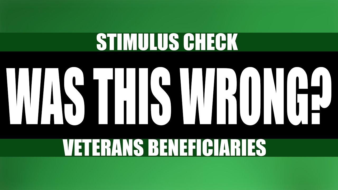 Stimulus Check Update: Did Veterans Get Overlooked