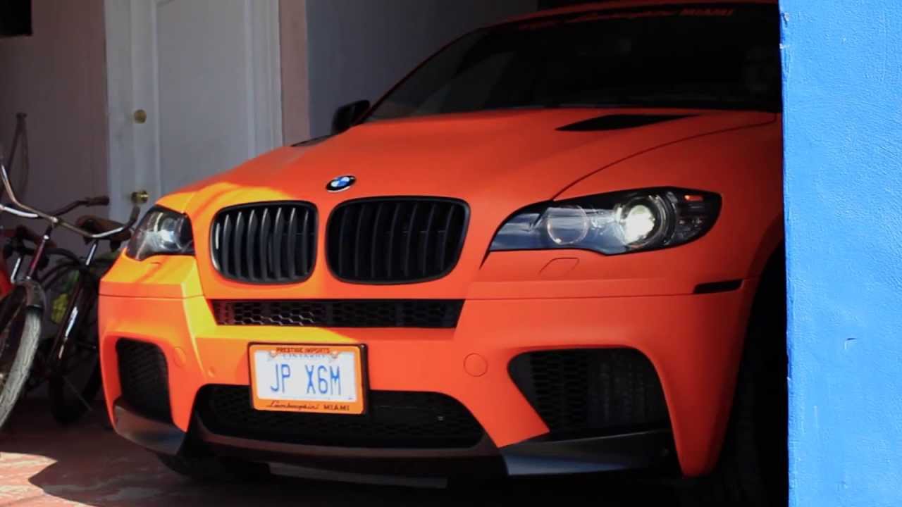 The Sign Savers | Full Wrap BMW X6M Matte Orange