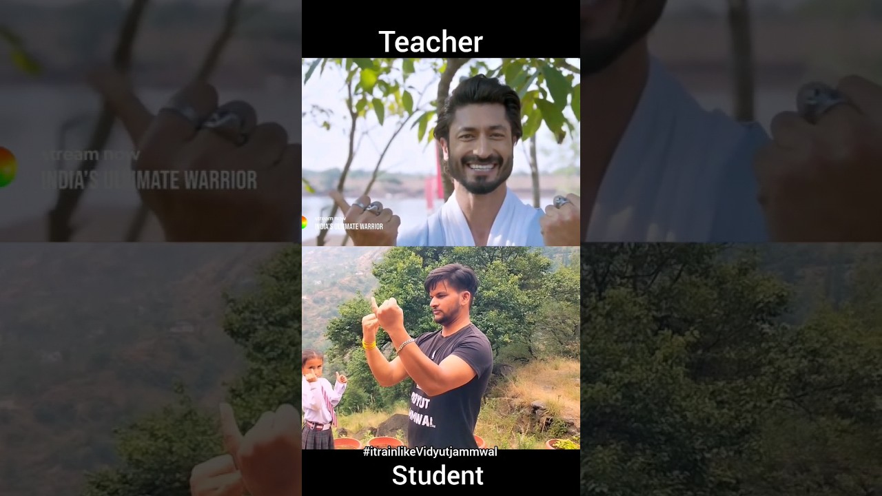 Vidyut Jammwal Mind Speed ​​Training In Kalaripayattu #youtubeshorts #martialarts #shorts