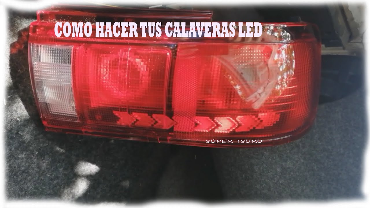 Modificación de calaveras con led