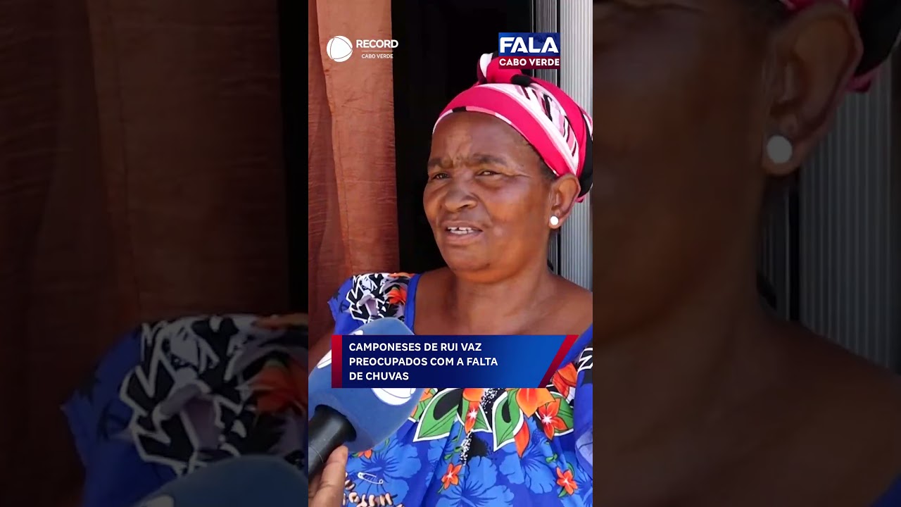 Camponeses de Rui Vaz preocupados com a falta de chuvas  | Fala Cabo Verde
