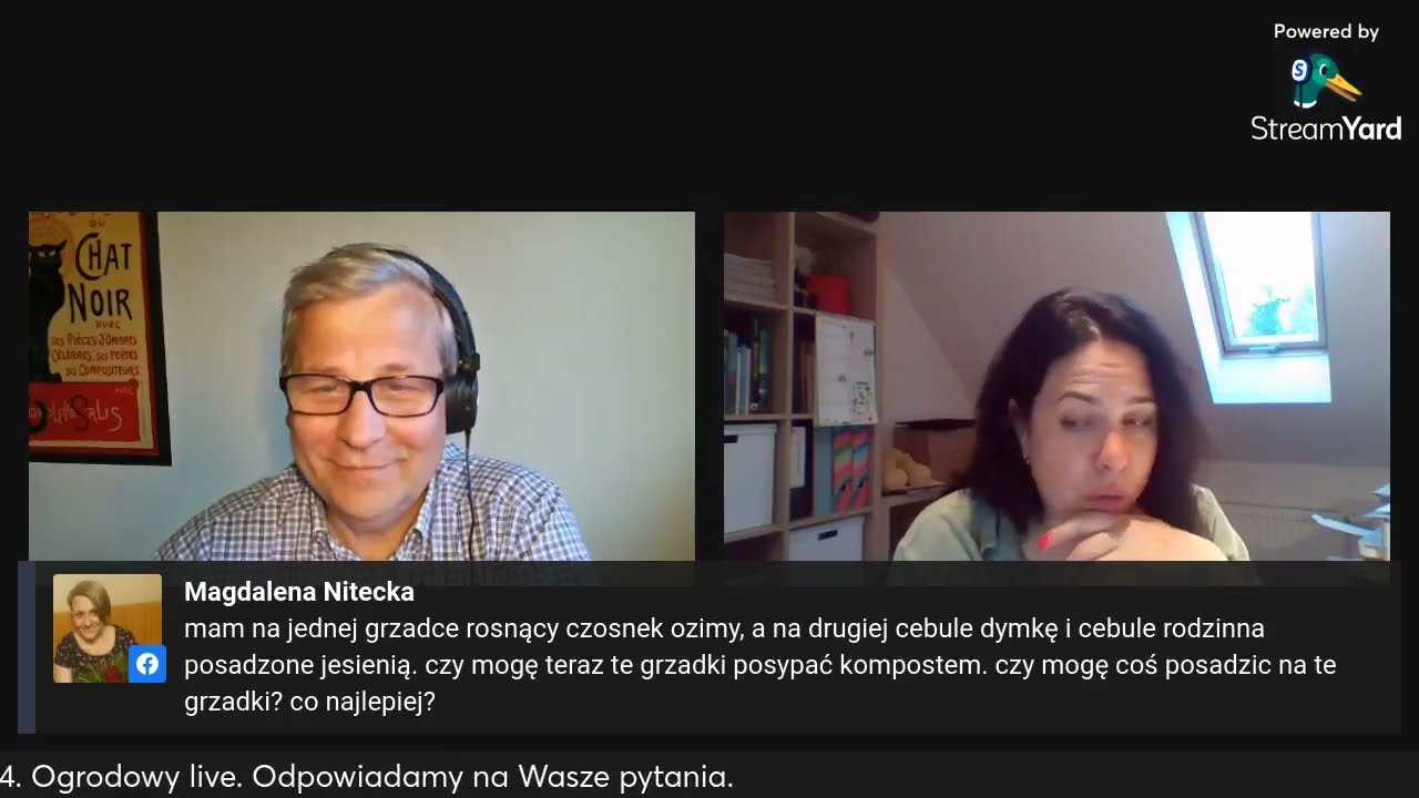 124. Ogrodowy live Naturalnie o Ogrodach - zapis spotkania z poniedziałku 15 kwietnia 2024