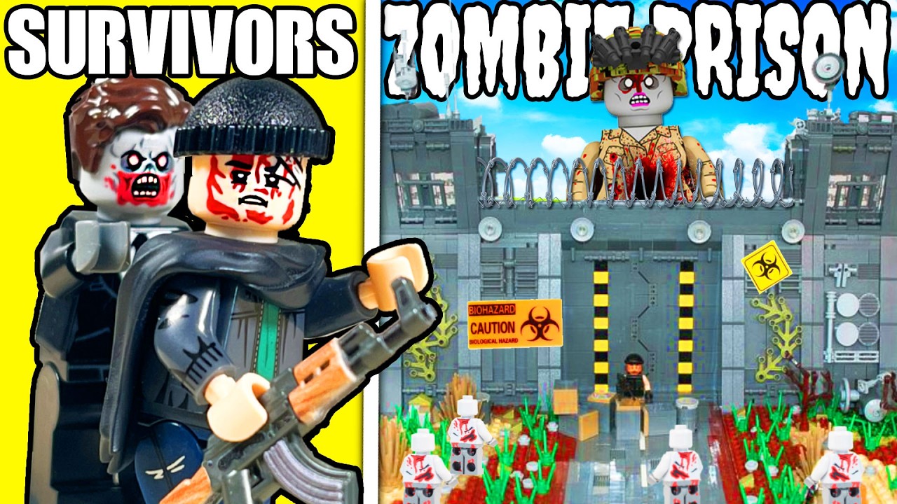 Я построил крепость-тюрьму для зомби из LEGO!