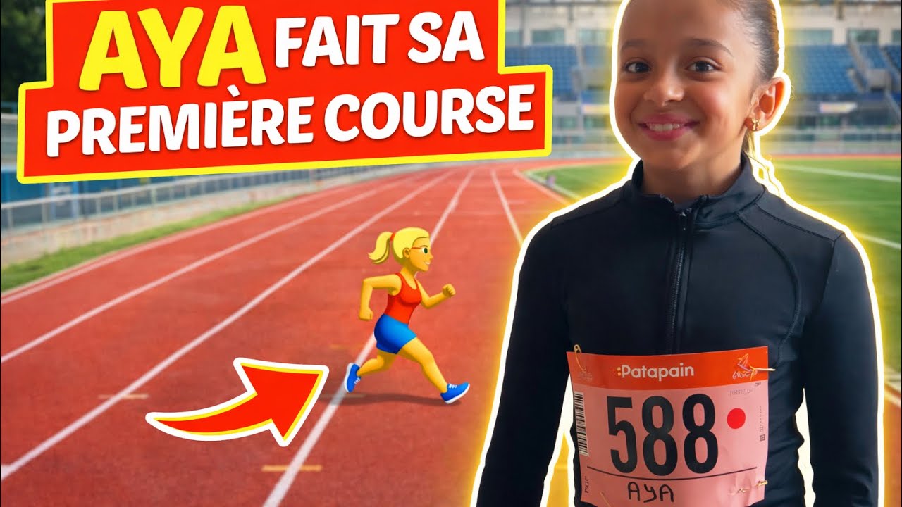 Aya fait sa premi&egrave;re course !!! 🏃🏼&zwj;♀️