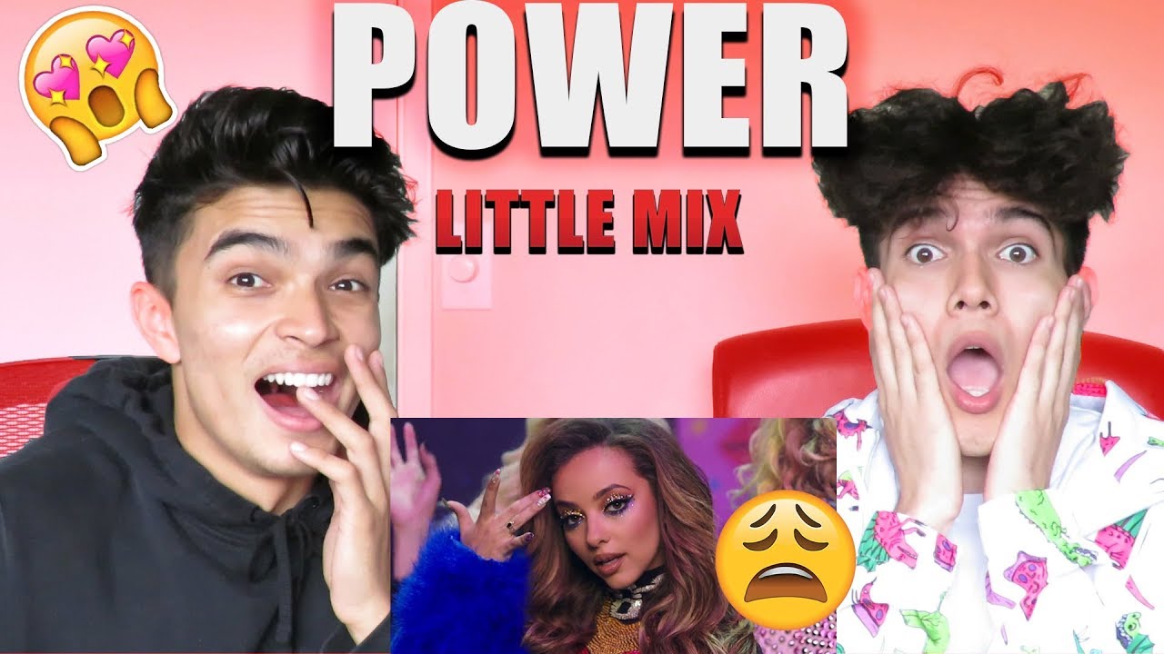 HIS FIRST REACTION TO POWER!!! Little Mix- Power Reaction