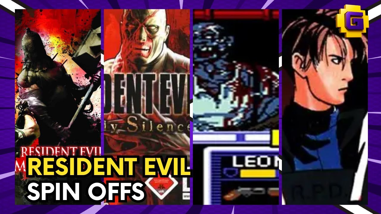 SAGA RESIDENT EVIL  -  GAIDEN, MERCENARIES 3D E DEADLY SILENCE