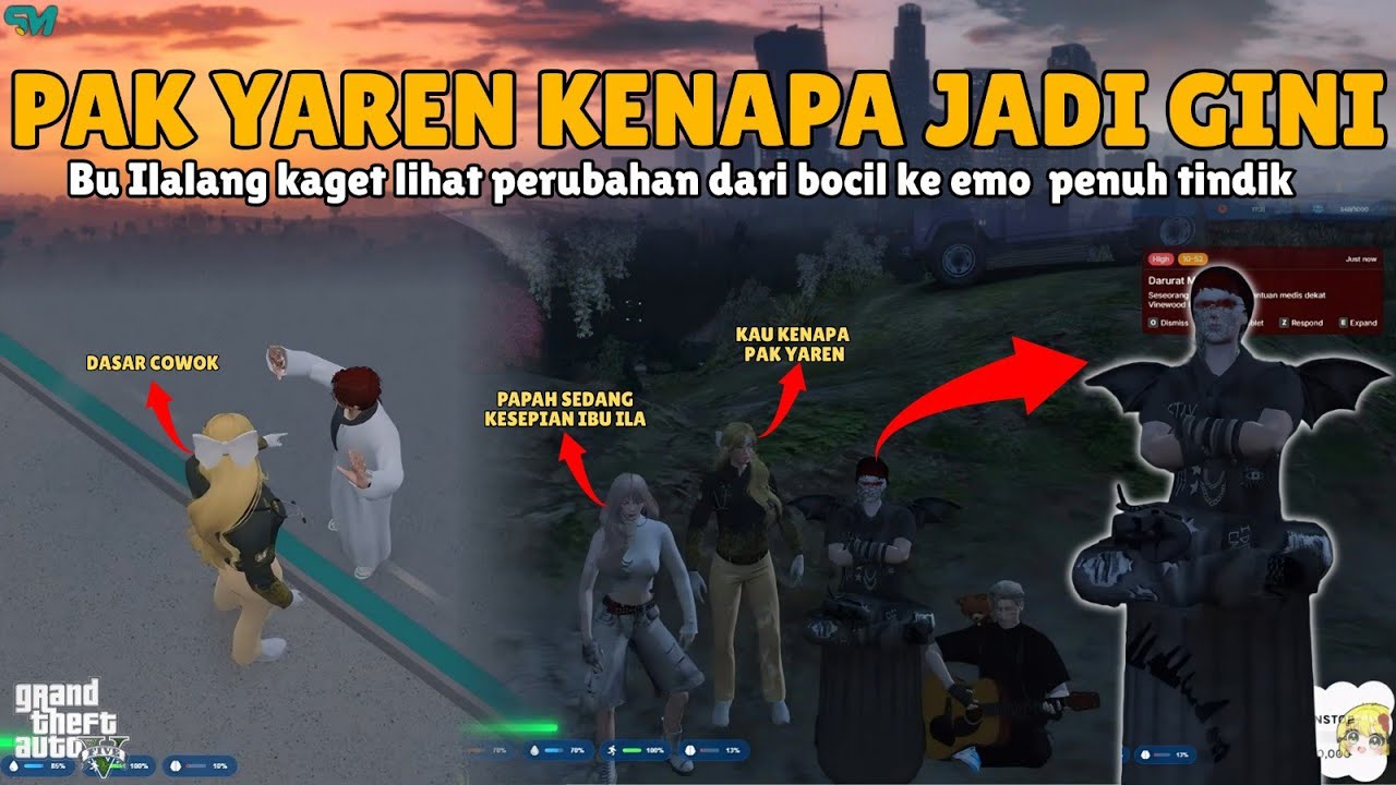 Meongcit || MOMEN LUCU PAK YAREN DARI BOCIL KE ANAK EMO?! REAKSI BU ILALANG PALING IKONIK! 😂🔥