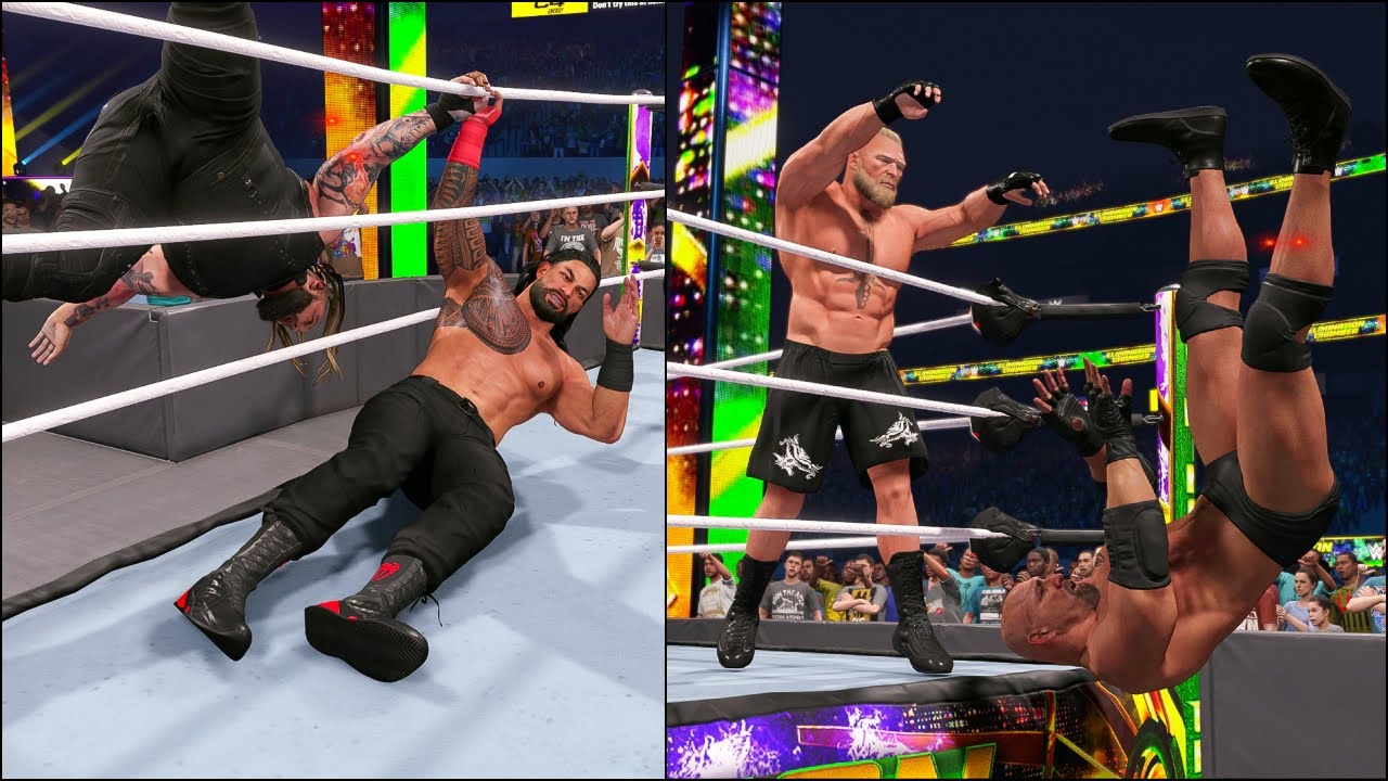 Battle Royal Before King Tournament Finals - Brock Lesnar Vs Roman Reigns WWE 2K23