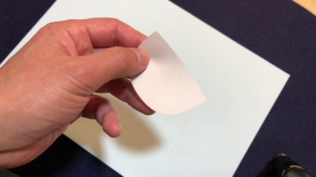 長唄 三味線 撥皮を貼り替える（古い撥皮を剥がし、新しい撥皮を貼る方法）