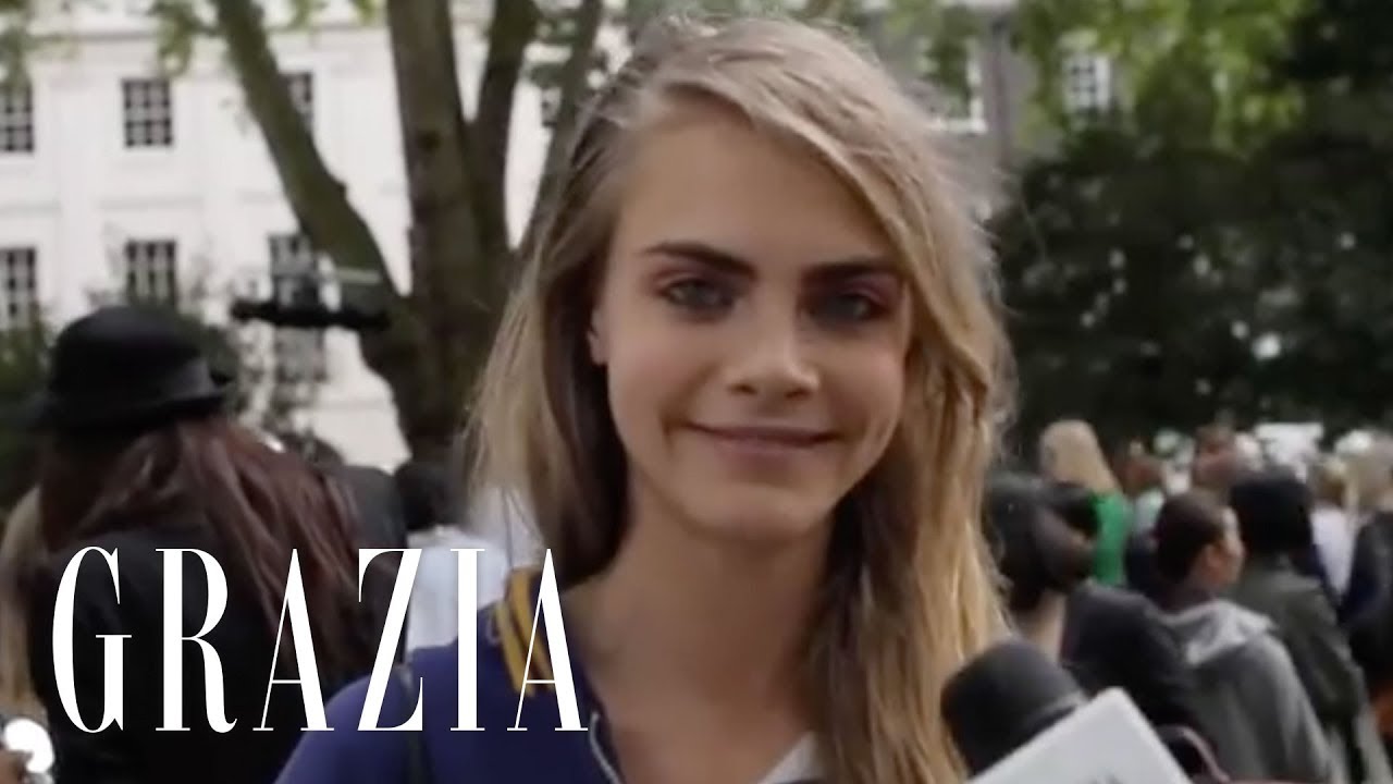 'I never regret an outfit' Cara Delevingne at London Fashion Week