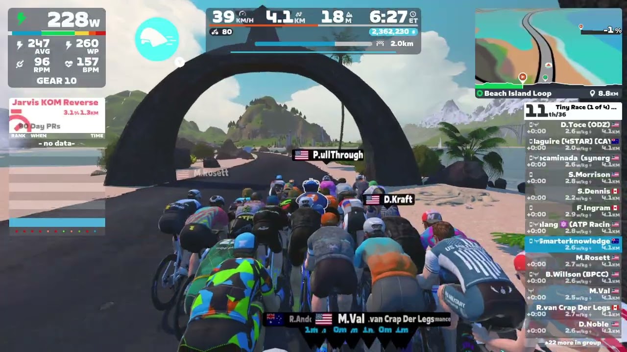 Zwift - Race: Tiny Races (1,2,3,4) by Zwift Insider (C Zone 3) 350-510 - A Tricky Mix