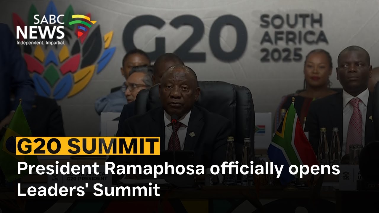 G20 Summit | President Ramaphosa officially opens Leaders' Summit