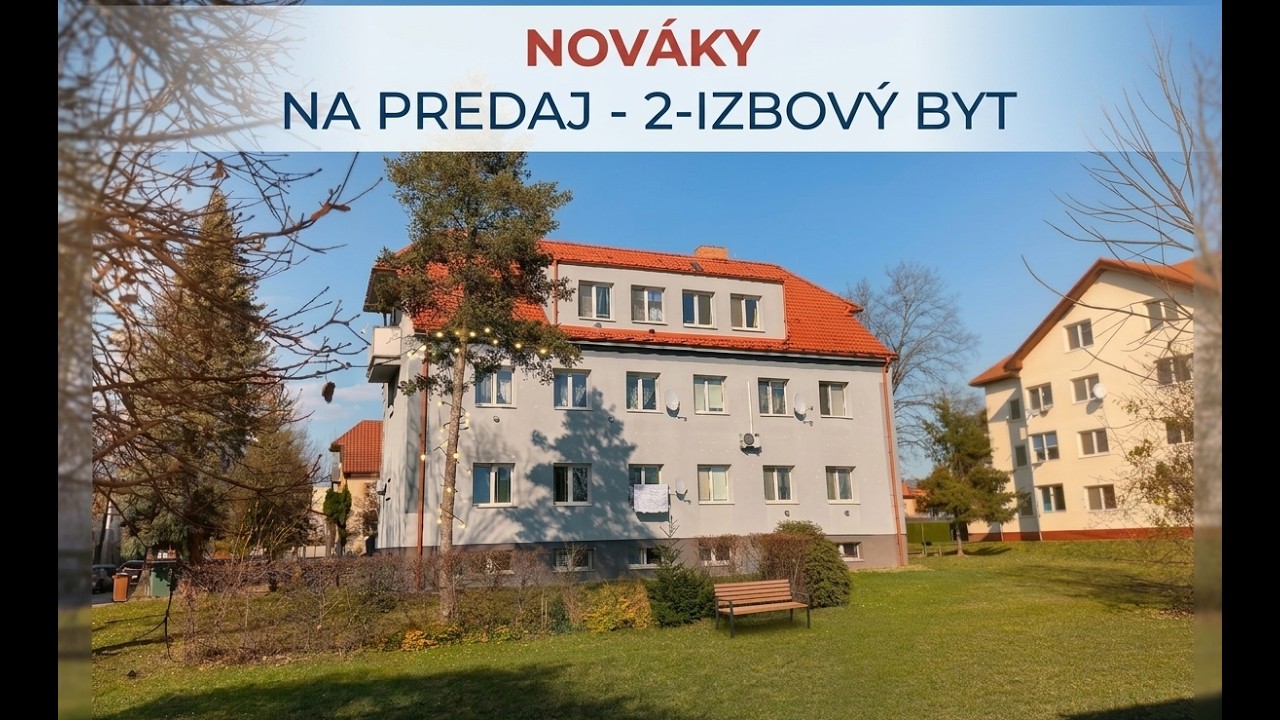 🏠 Štýlový a svetlý 2-izbový byt v Novákoch – Vaše nové bývanie!