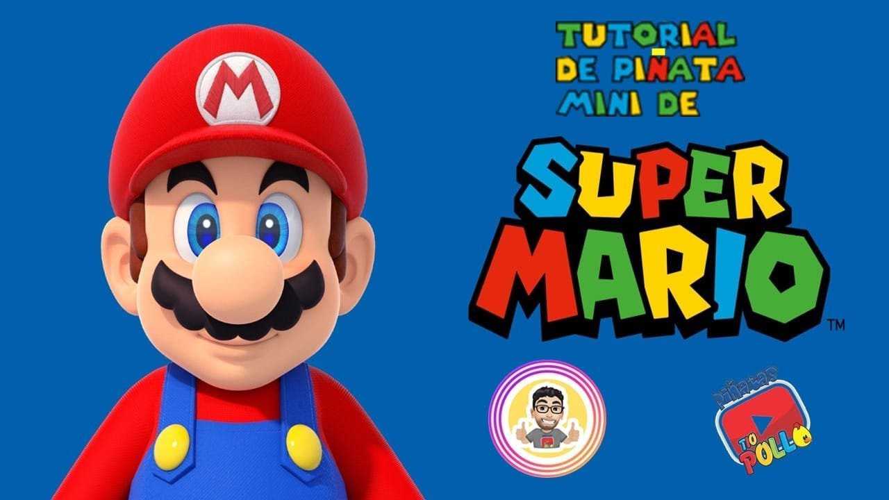 Mini Piñata De Mario Bros
