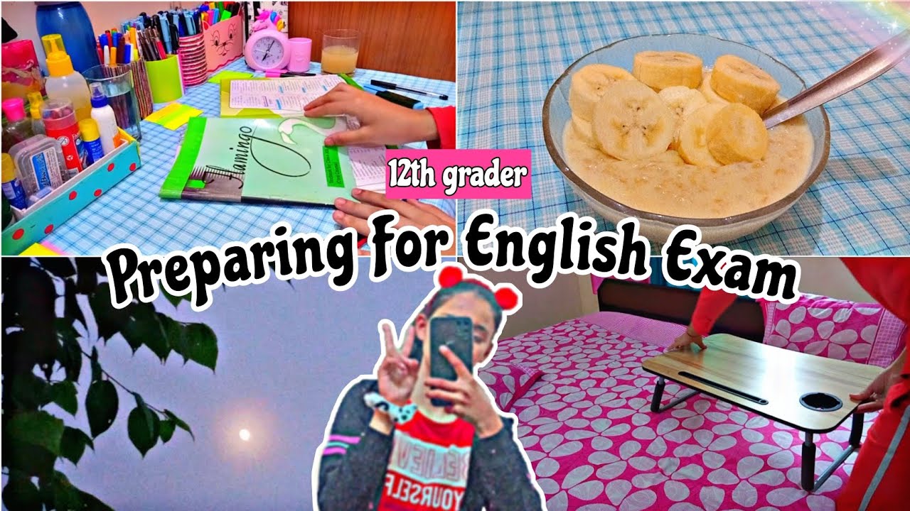 Preparing For English Exam 🌱 School Student🕊️ Study Vlog ⛱️#aesthetic #notes_making #pcb
