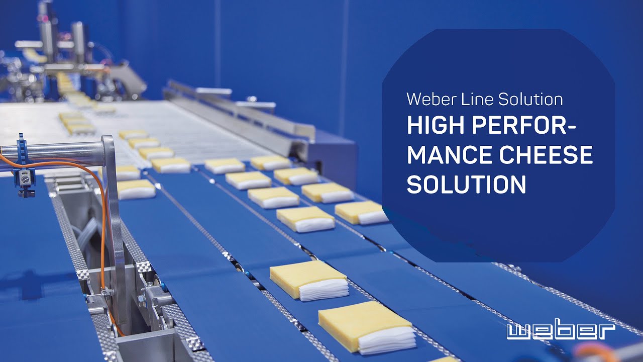 Weber High-performance cheese solution for flow packs | weSCAN 7000, weSLICE 9500, weWEIGH 5000