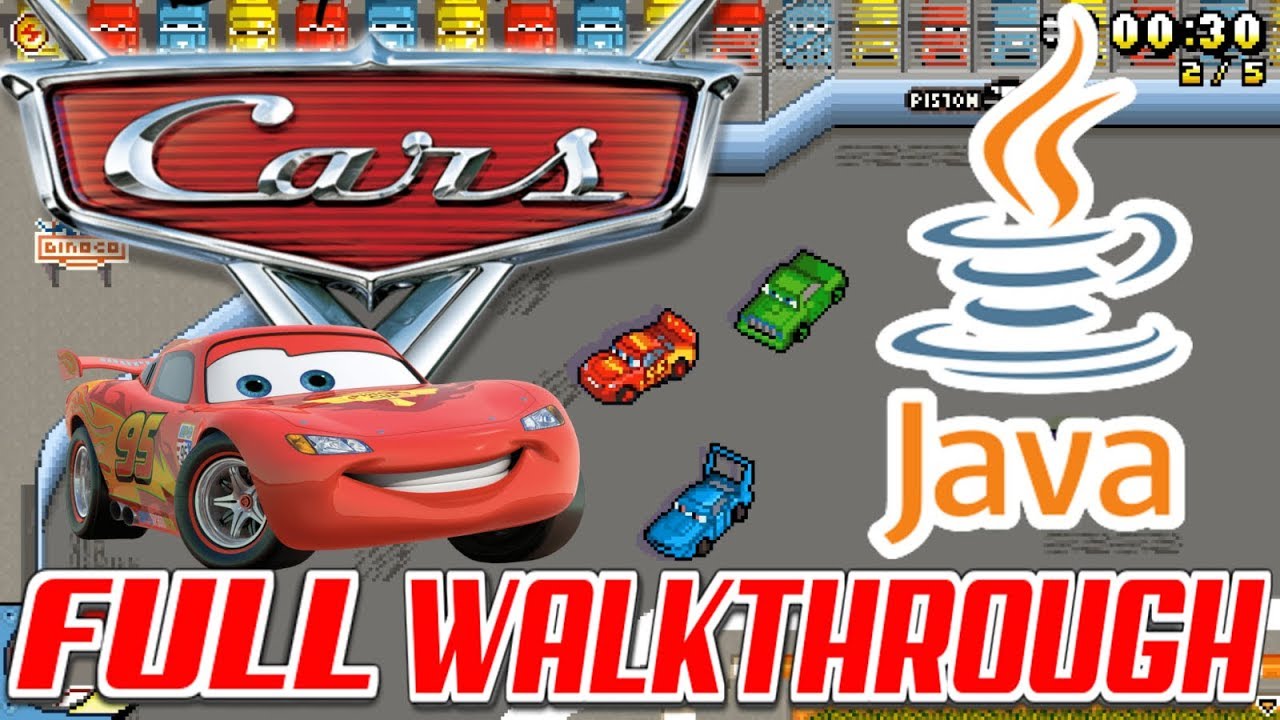 Cars (Тачки) JAVA ИГРА (Disney Mobile 2006 год) ПОЛНОЕ ПРОХОЖДЕНИЕ