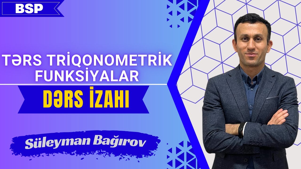 Tərs triqonometrik funksiyalar