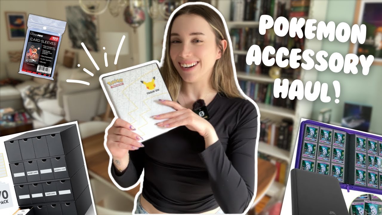 Pok&eacute;mon binder and accessory haul! Loading up on Pok&eacute;mon gear!