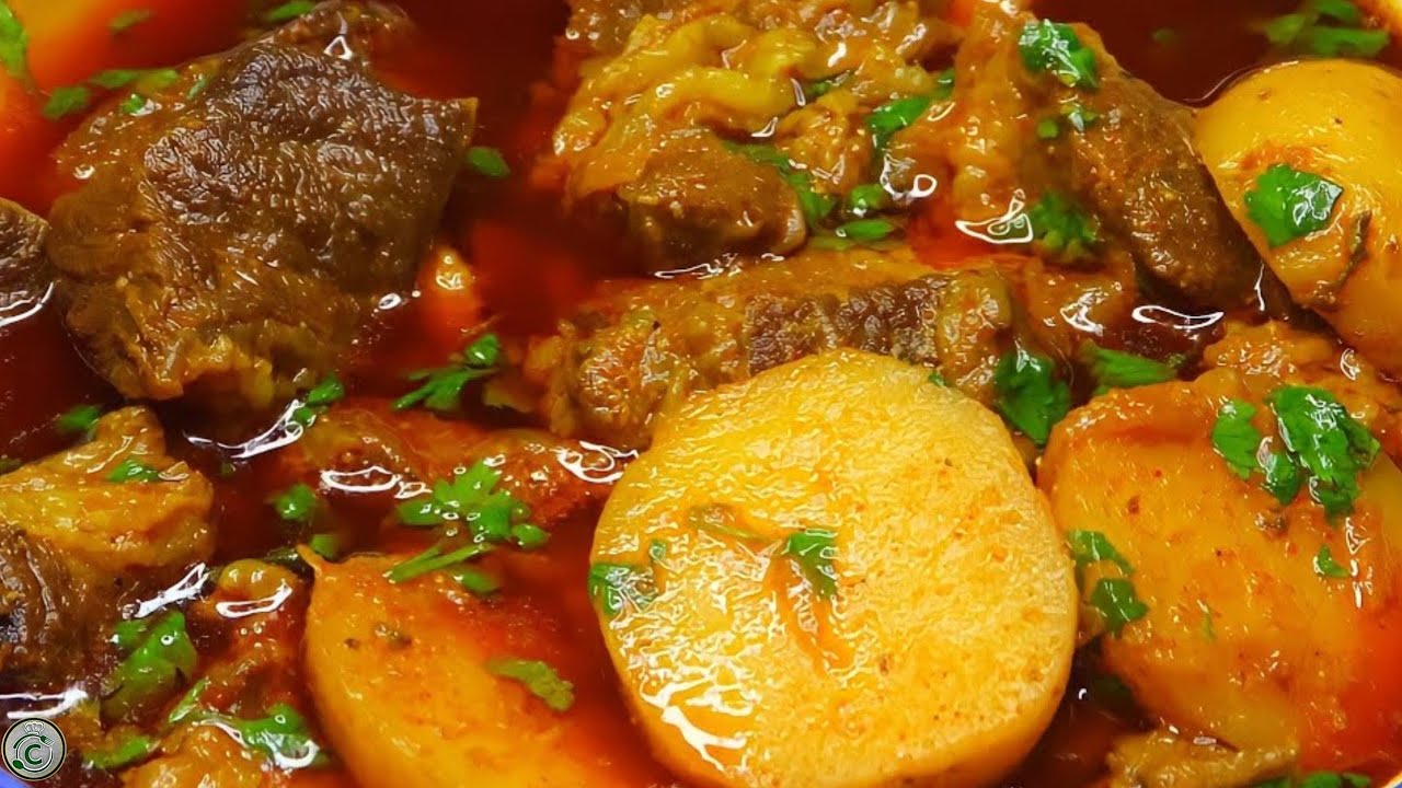 Aloo Gosht Recipe | Village Style Aloo Gosht Recipe | Degi Aloo Gosht | Aloo Gosht Ka Patla Salan 