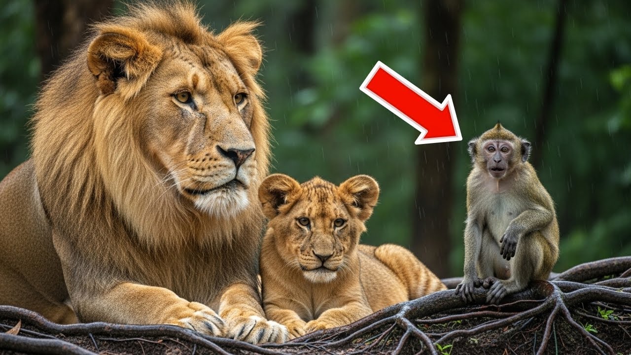 Lion Refuses To Hunt Monkey Who Saved His Cub — A SHOCKING Law Of The Jungle