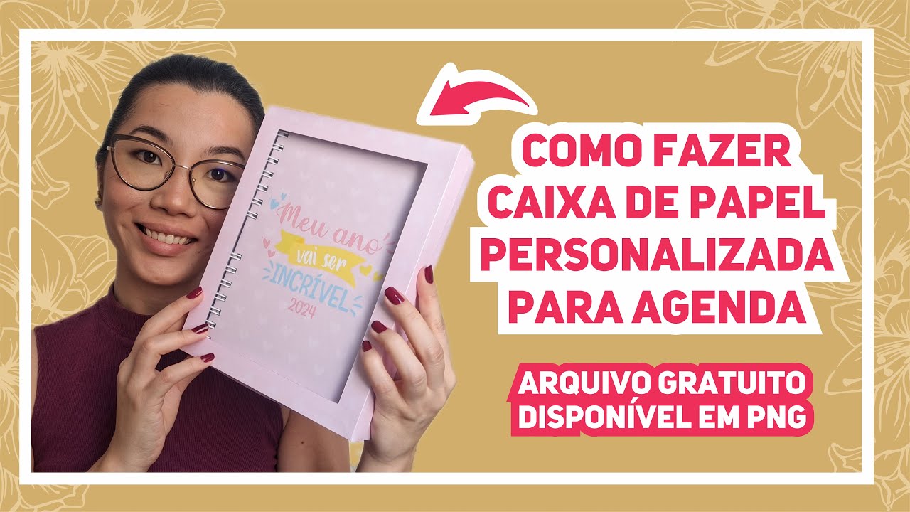 COMO FAZER CAIXA PARA AGENDA A5
