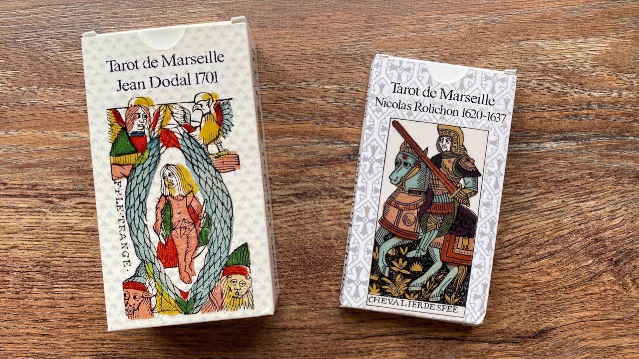 TAROTGRAPHE Jean Dodal & Nicolas Rolichon Flip Through 🤩 2 New Tarot De Marseilles 🤩