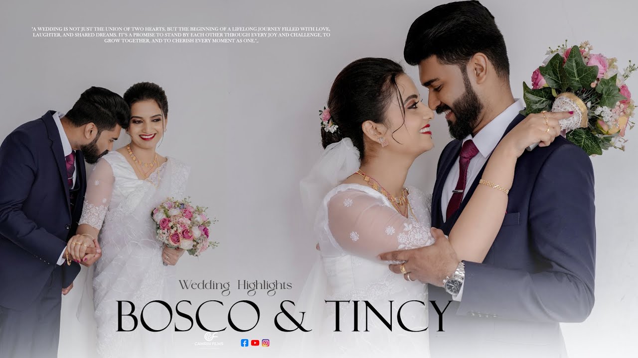 Bosco ❤️ Tincy | A Blessed Christian Wedding | Wedding Highlights ✨