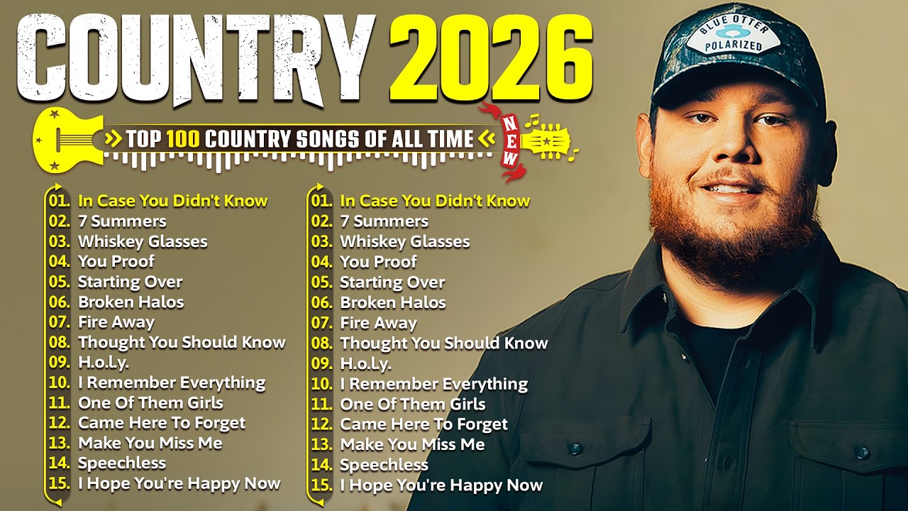 Country Music 2026 😍 Luke Combs, Chris Stapleton, Brett Young, Kane Brown, Morgan Wallen, Luke Bryan