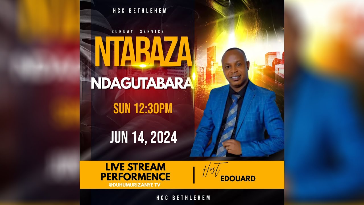 NTABAZA NDAGUTABARA // SUNDAY SERVICE//WITH PASTOR EDOUARD