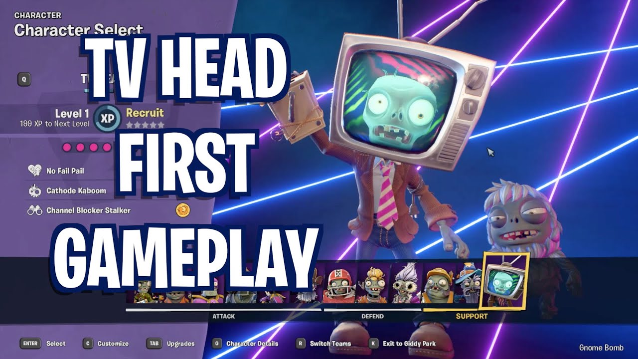 PvZ Battle for Neighborville | First Look at TV Head In-Game!