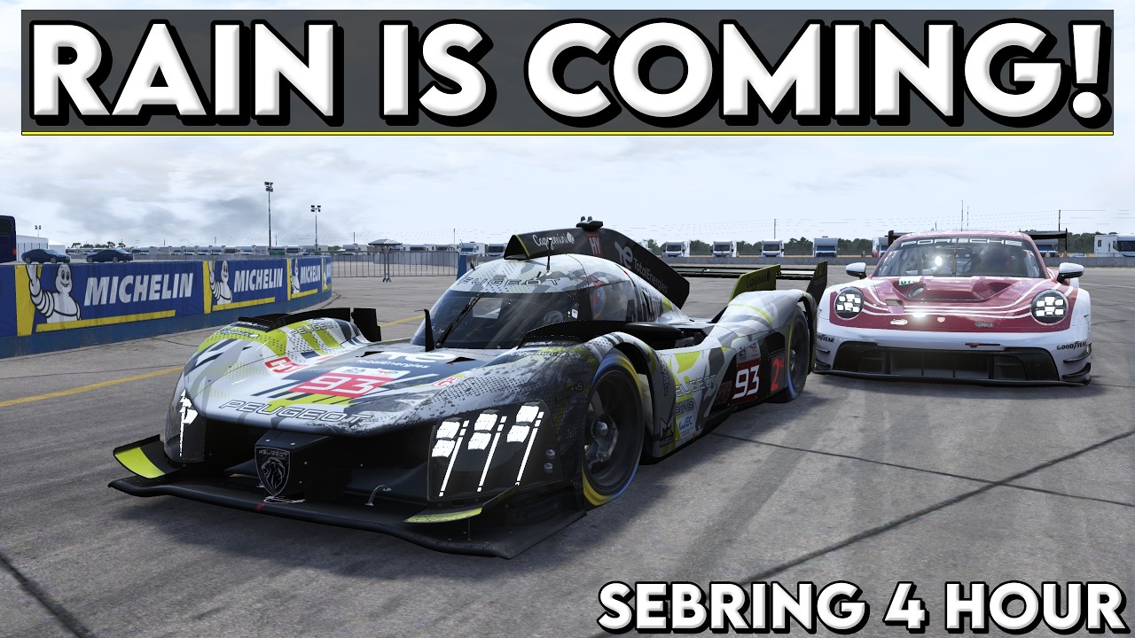 RAIN IS COMING! - 4 Hours Of Sebring (LMU Special Event)