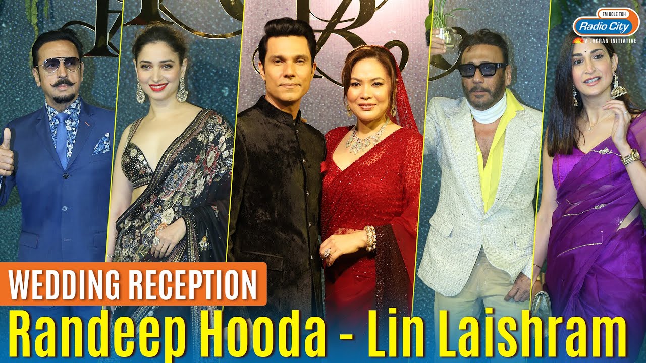 Randeep Hooda And Lin Laishram Host A Star-studded Wedding Reception