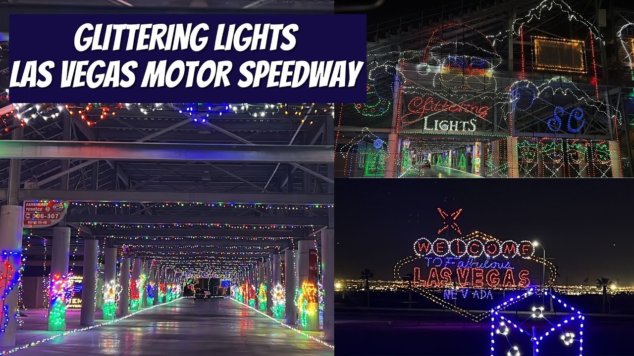 Glittering Lights at the Las Vegas Motor Speedway | Christmas Decoration Drive-Thru | Vegas Holiday