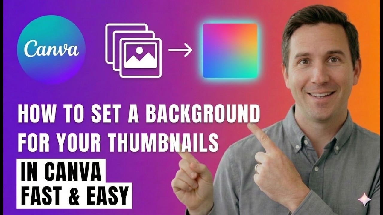 How to Set a Background for Your Thumbnails in Canva | Easy Guide