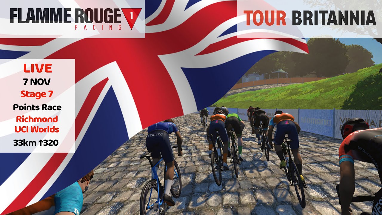 FRR  - Tour Britannia - Stage 7 - Richmond UCI Worlds - Points Race