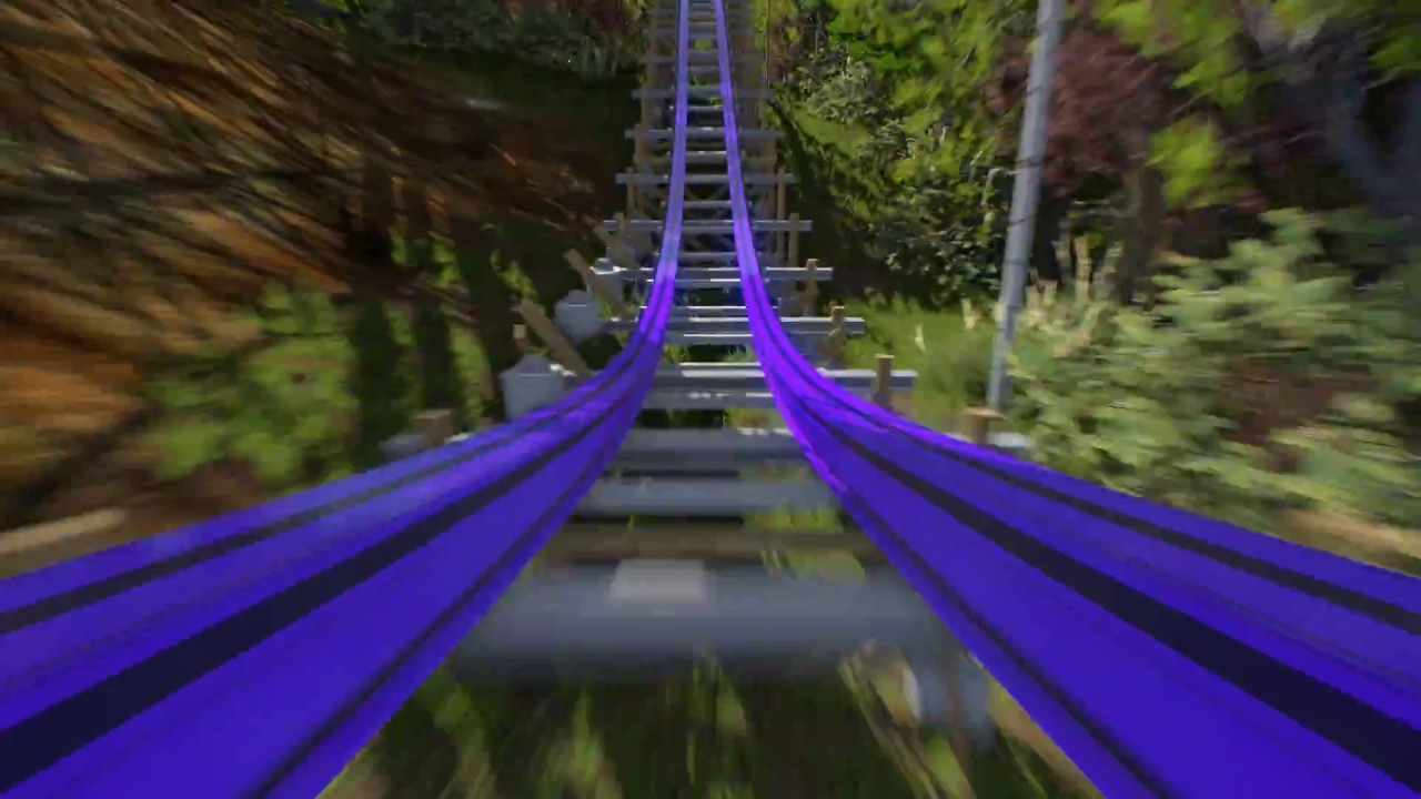 (No Limits 2) Sawback Express POV - RMC Launched Hybrid Terrain Coaster